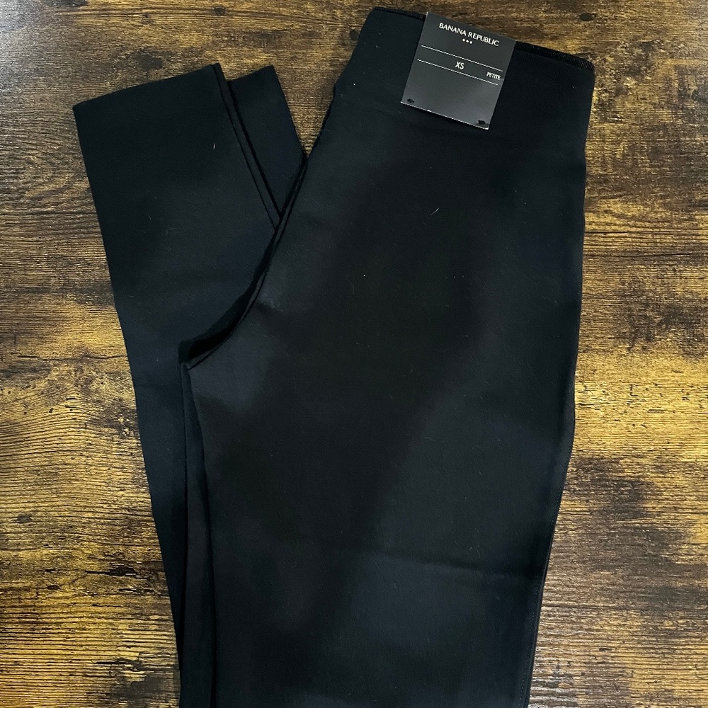 Banana Republic Factory PETITE LUXESTRETCH LEGGING - Black - XS Petite NWT